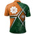 Marshall Islands Polo Shirt Kwajalein Atoll Marshall Islands Flag with Polynesian Patterns - Polynesian Pride