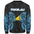 Tokelau Polynesian Custom Personalised Sweater - Spirit Style Blue - Polynesian Pride