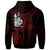 New Caledonia Custom Hoodie Red Turtle - Polynesian Pride