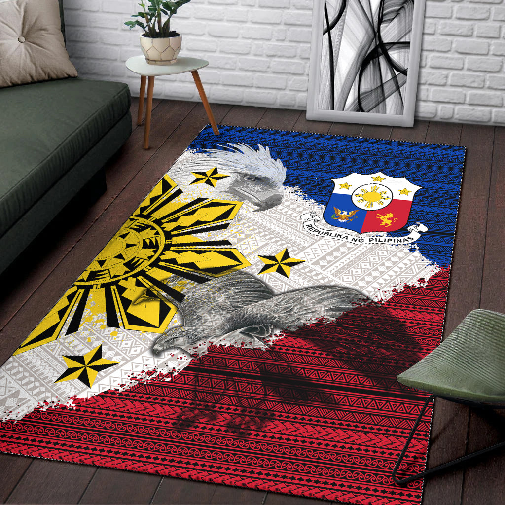 Philippines Filipino Tribal Eagle Area Rug - LT2 - Polynesian Pride
