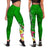 Samoa Leggings - Turtle Plumeria (Green) - Polynesian Pride