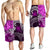 Samoa Men's Shorts - Samoa Seal Wave Style (Pink) - Polynesian Pride