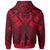 Yap Custom Hoodie Red Seal with Polynesian Tattoo - Polynesian Pride