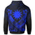 Nauru Polynesian Custom Hoodie Nauru Blue Seal Camisole Hibiscus Style - Polynesian Pride