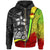 Marshall Islands Polynesian Zip up Hoodie Reggae Turtle with Hook Unisex REGGAE - Polynesian Pride