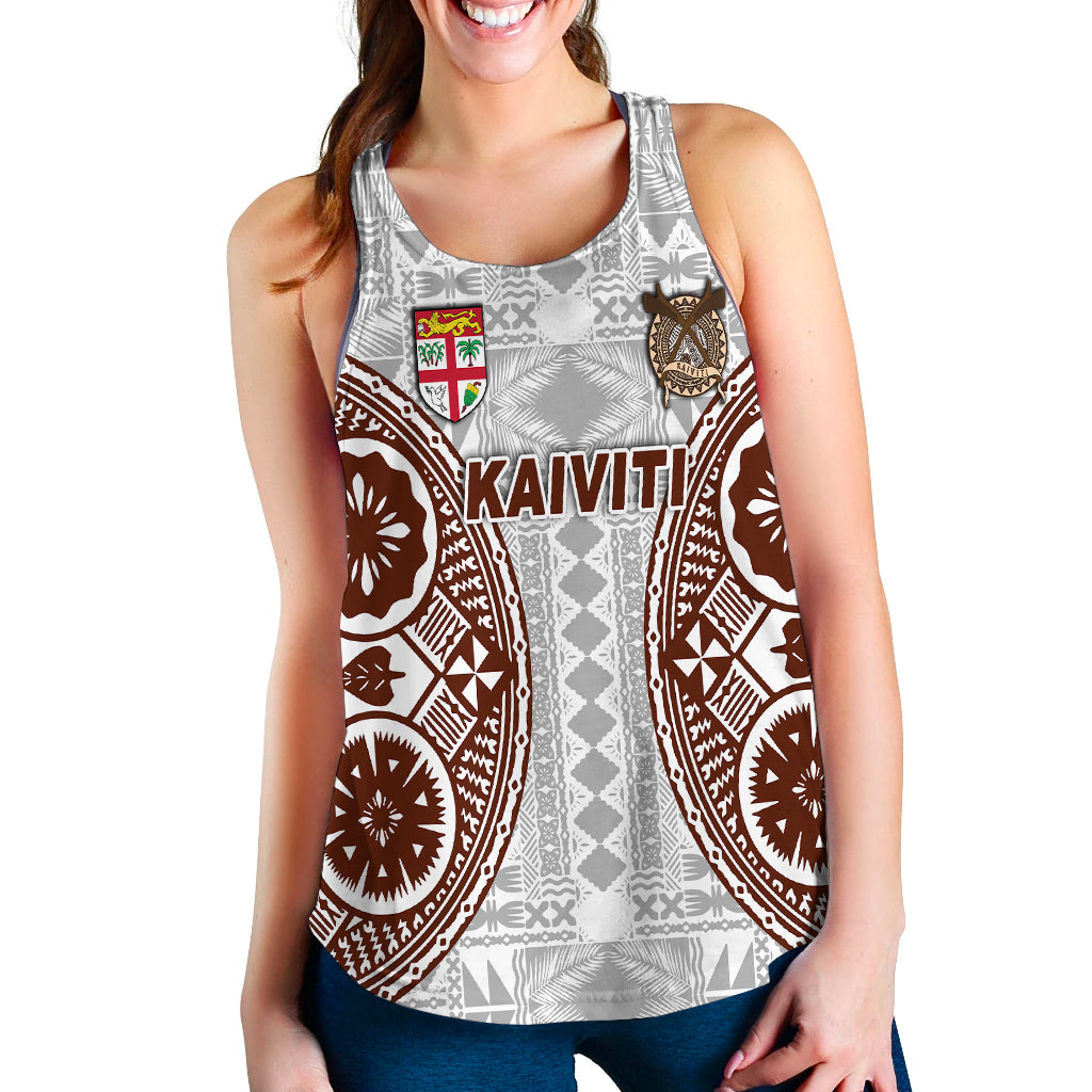 Fiji Kaiviti Tapa Pattern Women Tank Top - LT12 - Polynesian Pride