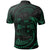 Fiji Polynesian Custom Polo Shirt Green Tribal Wave - Polynesian Pride