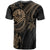 Tahiti Custom T Shirt Gold Turtle - Polynesian Pride