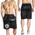 Tahiti Men's Short - Tahiti Seal In Polynesian Tattoo Style (Black) - Polynesian Pride