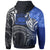 Samoa Custom Hoodie Samoa Seal Wave Style (Blue) - Polynesian Pride