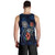 American Samoa Polynesian Men Tank Top - Blue Turtle Hibiscus - Polynesian Pride