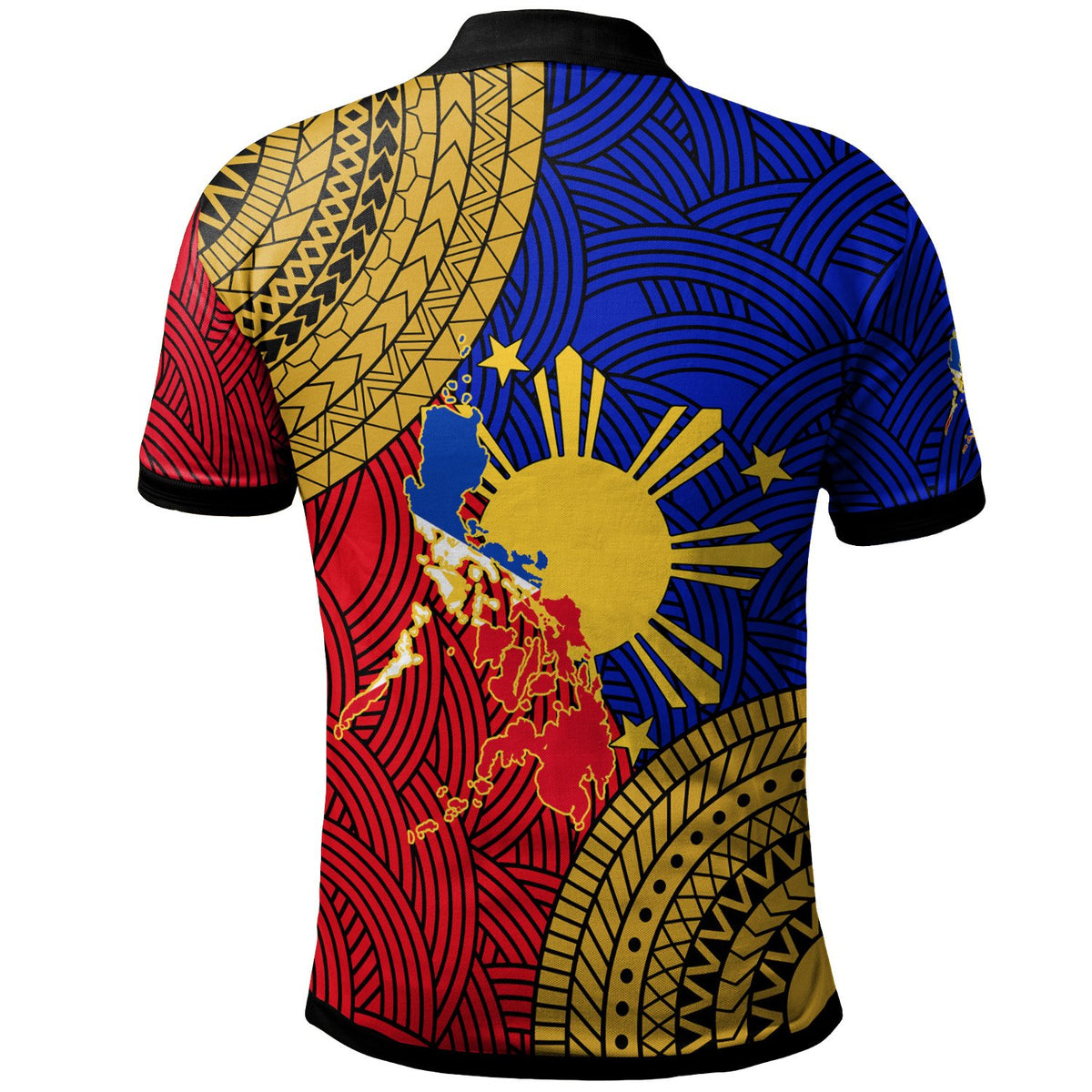 Philippines Polo Shirt Philippines Pride - Polynesian Pride