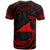 Tokelau Polynesian Custom T Shirt Red Tribal Wave - Polynesian Pride