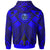 Tahiti Hoodie Blue Seal with Polynesian Tattoo - Polynesian Pride