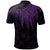 Polynesian Hawaii Custom Polo Shirt Polynesian Wings (Purple) - Polynesian Pride