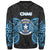 Northern Mariana Islands Polynesian Custom Personalised Sweater - Spirit Style Blue - Polynesian Pride