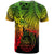 Palau Polynesian T Shirt Tribal Wave Tattoo Reggae - Polynesian Pride