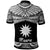 Nauru Polo Shirt Polynesian Tattoo White Version - Polynesian Pride