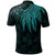 Fiji Custom Polo Polynesian Wings (Turquoise) - Polynesian Pride