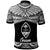 Guam Polo Shirt Polynesian Tattoo White Version - Polynesian Pride