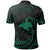 Papua New Guinea Polynesian Custom Polo Shirt Green Tribal Wave - Polynesian Pride