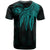 Polynesian Hawaii Custom T shirt Polynesian Wings (Turquoise) - Polynesian Pride