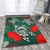 Hawaii Lehua Flowers Turtle Poly Area Rug - Ser Style - AH - Polynesian Pride