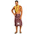 Samoa Polynesian Lavalava - Samoa Polynesian Lavalava (Red) 16 One Size Red - Polynesian Pride