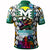 Hawaii Custom Polo Shirt Molokai High School SuPER Farmer With Polynesian Sea Turtle and Hibiscus Tribal Patterns LT10 - Polynesian Pride