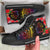 Cook Islands High Top Shoes - Tropical Hippie Style - Polynesian Pride