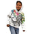 Guam Polynesian Zip up Hoodie Summer Plumeria (White) - Polynesian Pride