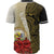 Hawaii Polynesian Custom Personalised Baseball Shirt - Coat Of Arm With Hibiscus Gold - Polynesian Pride