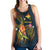 Papua New Guinea Polynesian Personalised Women's Racerback Tank - Legend of Papua New Guinea (Blue) - Polynesian Pride