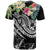 Tonga Polynesian T Shirt Summer Plumeria (Black) - Polynesian Pride