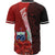 Samoa Polynesian Baseball Shirt - Coat Of Arm With Hibiscus - Polynesian Pride