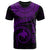 Papua New Guinea Polynesian Custom T Shirt Papua New Guinea Waves (Purple) Unisex Purple - Polynesian Pride