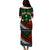 (Custom Personalised) Vanuatu Penama Province Tribal Pattern Puletasi Dress - LT12 - Polynesian Pride