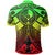 Yap Custom Polo Shirt Reggae Seal with Polynesian Tattoo - Polynesian Pride