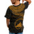 Tokelau Polynesian Custom T Shirt Tokelau Waves (Golden) - Polynesian Pride