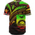 Kiribati Baseball Shirt - Reggae Color Cross Style - Polynesian Pride