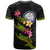 Marshall Islands Polynesian Custom T Shirt Plumeria Tribal - Polynesian Pride