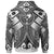 Yap Custom Hoodie White Seal with Polynesian Tattoo - Polynesian Pride