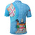 Fiji Custom Polo Shirt Viti Flag - Polynesian Pride