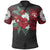 Tahiti Polynesian Polo Shirt Hibiscus and Sea Turtle (Red) Unisex Red - Polynesian Pride