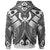 Pohnpei Custom Hoodie White Seal with Polynesian Tattoo - Polynesian Pride