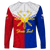 (Custom Personalised) The Philippines Legend Long Sleeve Shirt - LT12 Unisex Red - Polynesian Pride