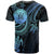 Niue Custom T shirt Blue Turtle - Polynesian Pride