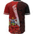 Solomon Islands Polynesian Baseball Shirt - Coat Of Arm With Hibiscus - Polynesian Pride