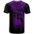 Nauru Polynesian T Shirt Nauru Waves (Purple) - Polynesian Pride