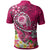 FSM Polo Turtle Plumeria (PINK) - Polynesian Pride